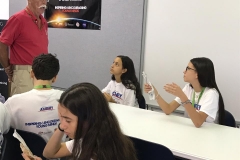 02/11 - Palestra com o mecânico da NASA, Terry While, que participou dos projetos dos ônibus espaciais. Em sua palestra, Mr While compartilhou detalhes sobre a estrutura dos ônibus espaciais e curiosidades sobre os materiais usados na construção e operação desses veículos espaciais. Ele também discorreu sobre as adaptações ao ambiente sem gravidade e ao retorno à Terra.